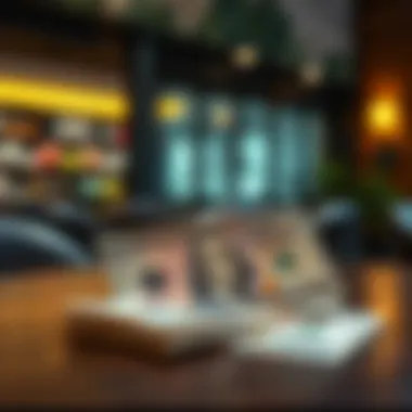 An elegant depiction of cash and lottery ticket on a table