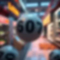 Visualization of lottery numbers and outcomes